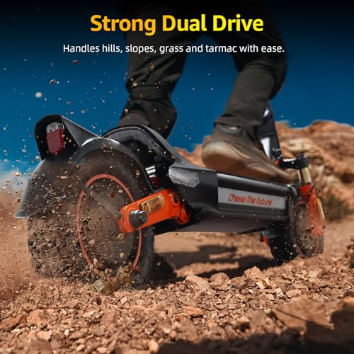 10.5'' Off Road Tires Dual Motor Electric Scooter with 1152Wh Battery W57137