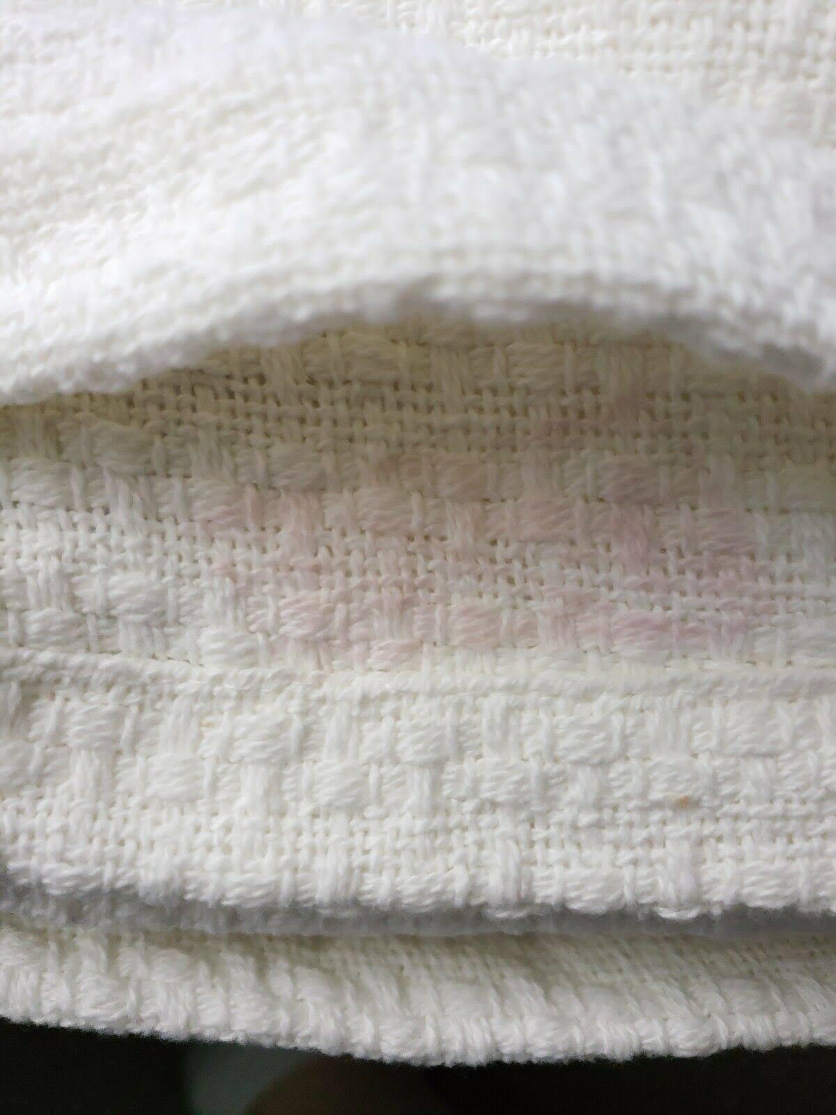 100% Cotton Full/Queen Blanket - White O54231