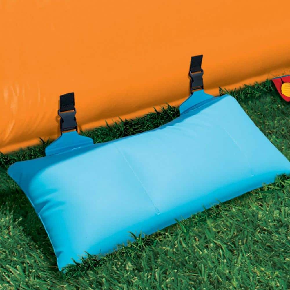 Multi Polyester Inflatable Water Park Play Pool with Slides and Blower V860