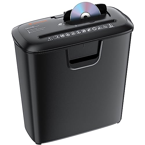 8-Sheet StripCut Paper Shredder with 3.4 Gallons Wastebasket E218460