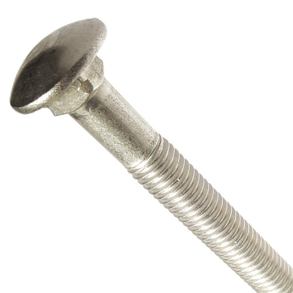 5/8-11 x 16x22 Stainless Steel Carriage Bolts Qty 5 Z86571