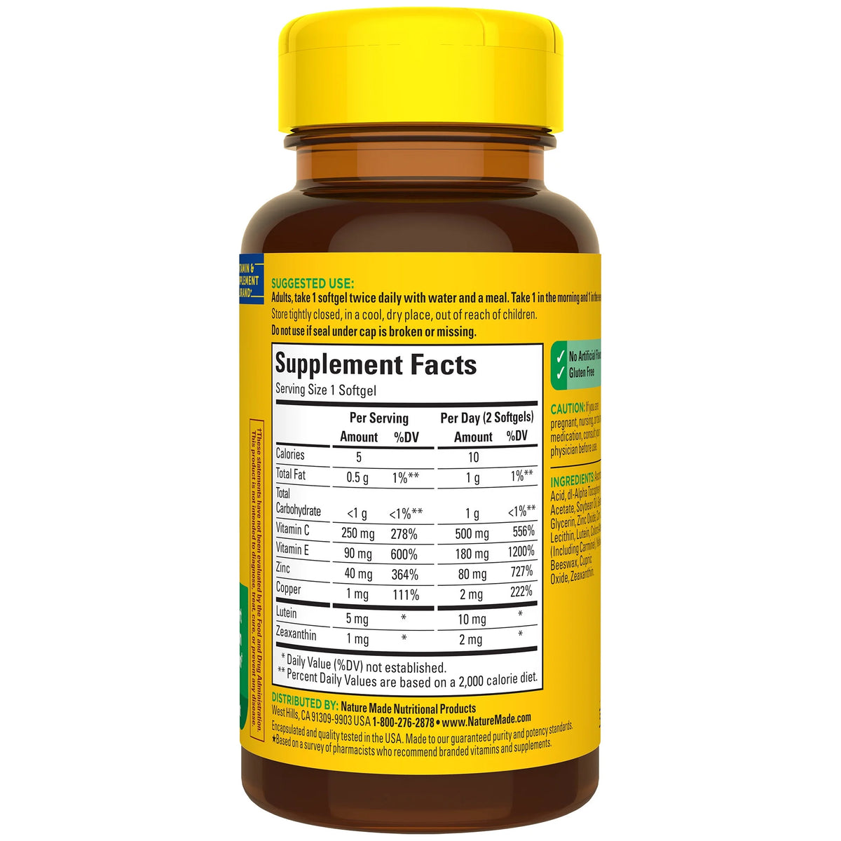 60 Count Eye Vitamins Softgels Y38372