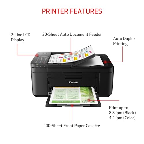 White All-in-One Wireless Printer with Auto Document Feeder U2791