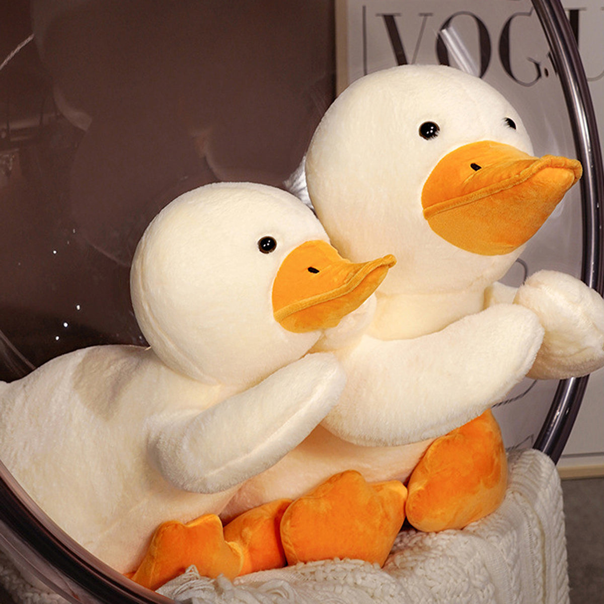 Cartoon Duck Plush Throw Pillow Stuffed Toy Q8707