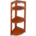 Cherry Corner Folding Bookcase S94602