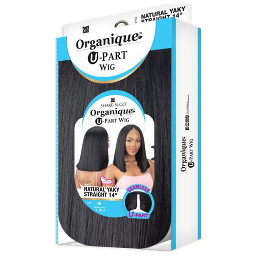 U Part Wig Natural Yaky Straight 14" N8713