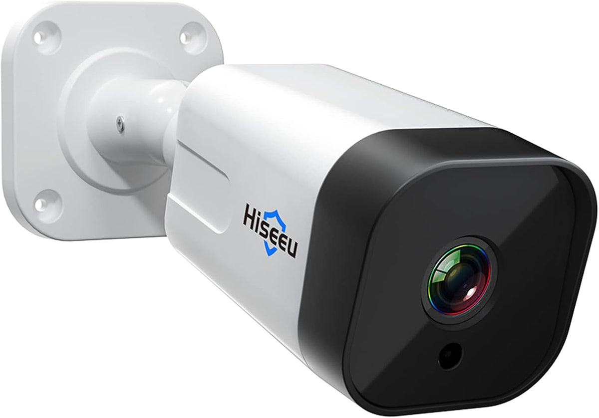 5MP PoE Security IP Camera with 2-Way Audio, 18Pcs IR LED Night Vision, IP66 Waterproof P9349