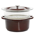 5qt Casserole with Glass Steamer G2933