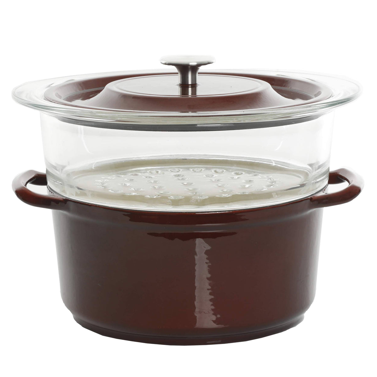 5qt Casserole with Glass Steamer G2933