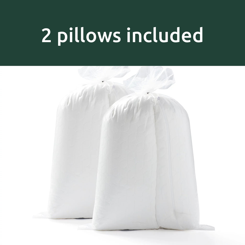 King 2 Pack Shredded Foam Bed Pillow J1149