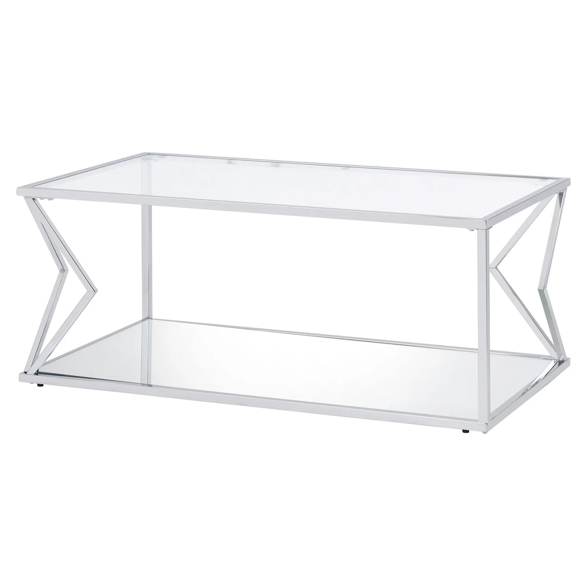 Glass Top Rectangular Coffee Table Y33951