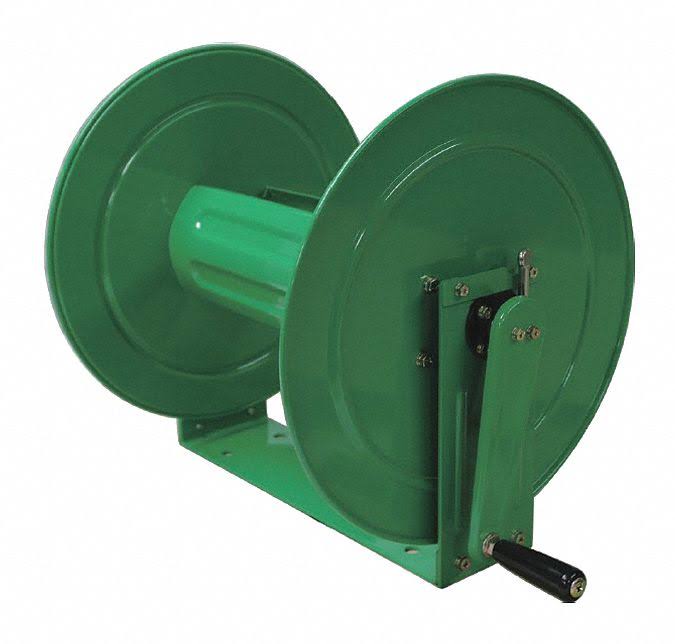 Hand Crank Hose Reel 75 ft 1/2 ID Green K3389