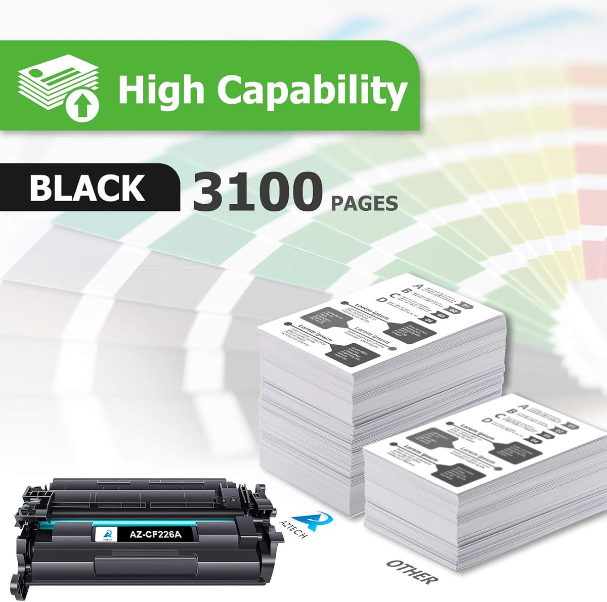 Black 4-Pack Toner Cartridge W35313