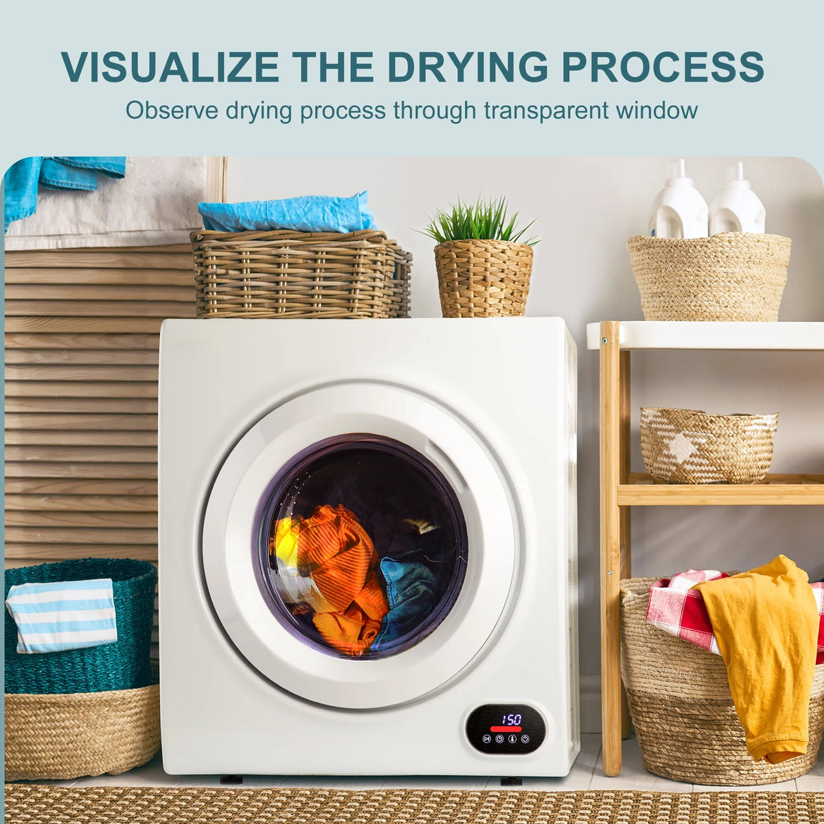 1.6 Cu. ft. Portable Electric Clothes Dryer S68884