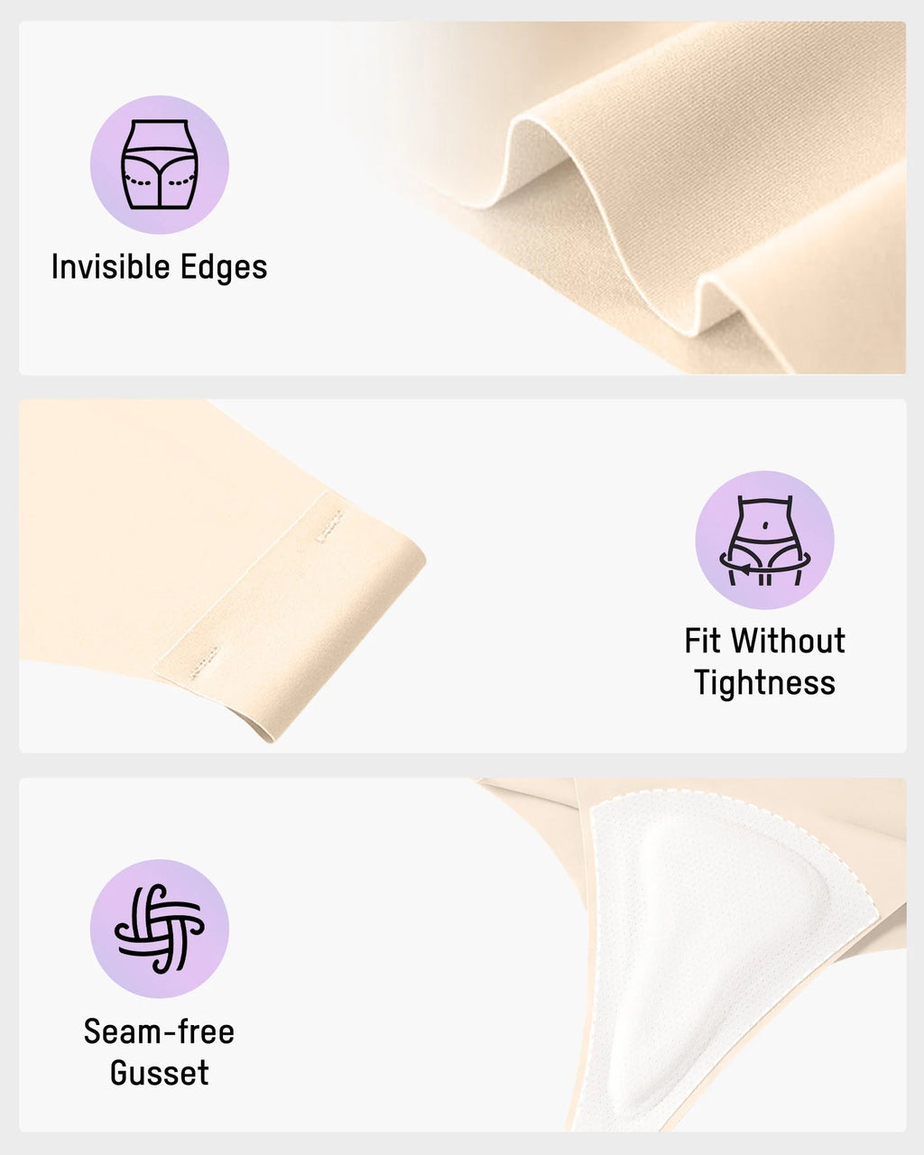 Invisible Comfort Thongs 5 Pack G346