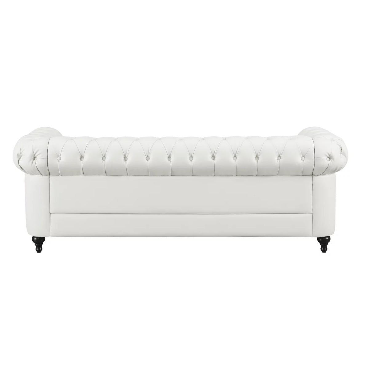 White Tufted Sofa L6110