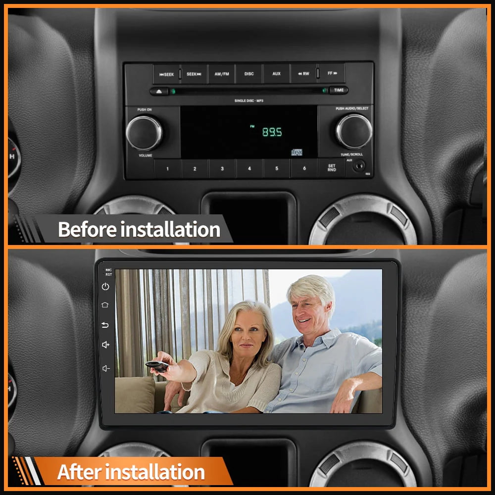 Car Radio Stereo with Touch Screen GPS Navigation Bluetooth 1G RAM 32G ROM N4798