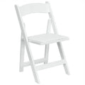 White Wood Folding Chair B43212