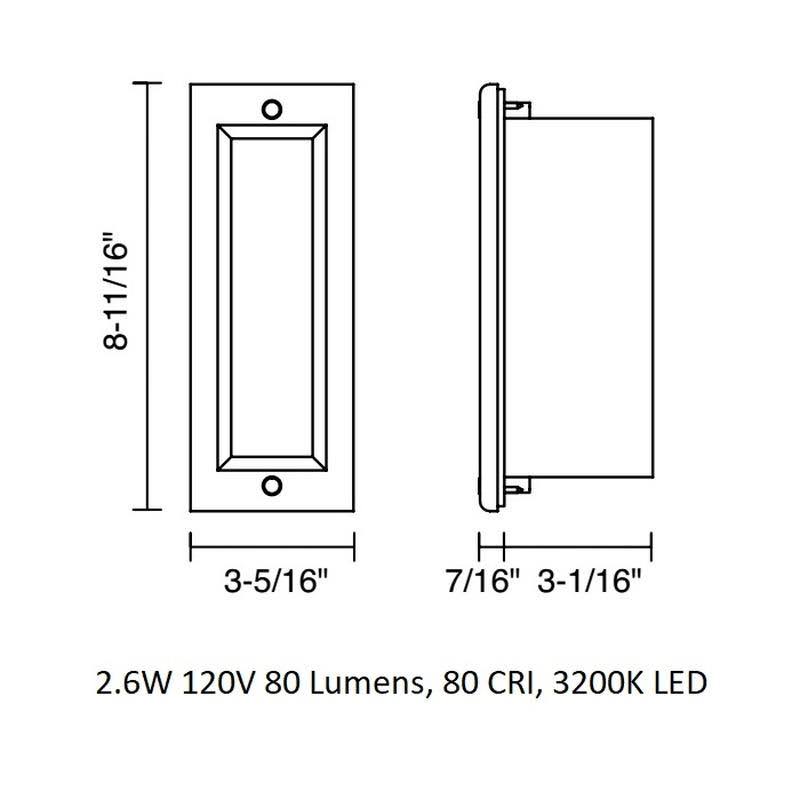 White LED Step Light P169522