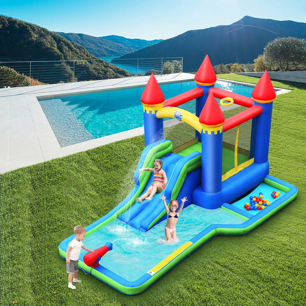 Inflatable Bouncer Climbing Slide Bounce House Water Park Ball Pit S512428