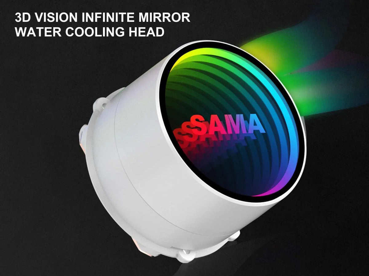 240mm ARGB Liquid Cooler with PWM Fan White W88193