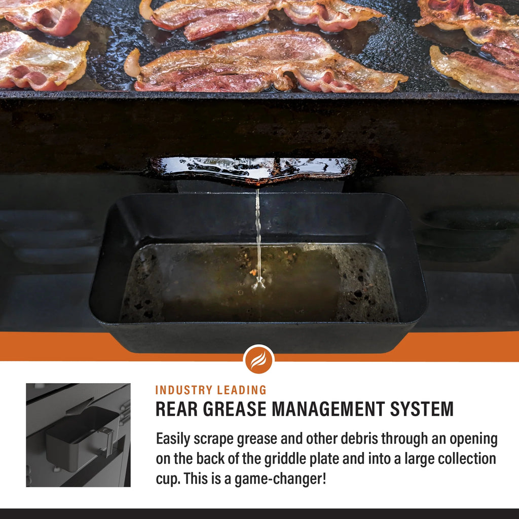 4-Burner Propane Griddle with Air Fryer and Hood T262048