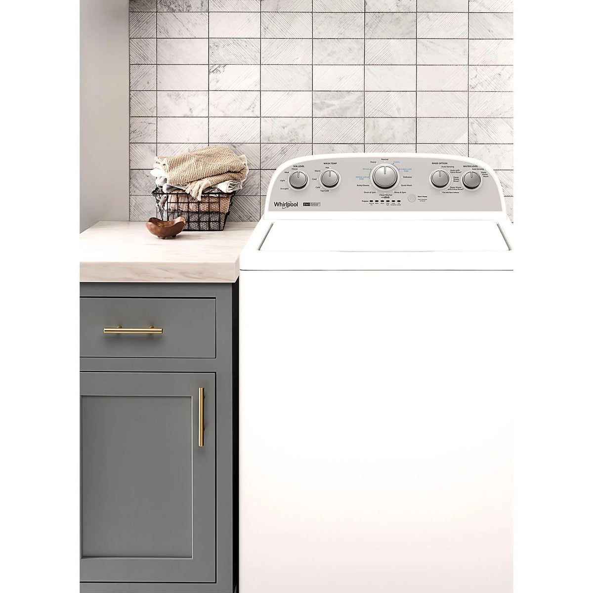 3.8 Cu Ft Top Load Washer with Removable Agitator C221335