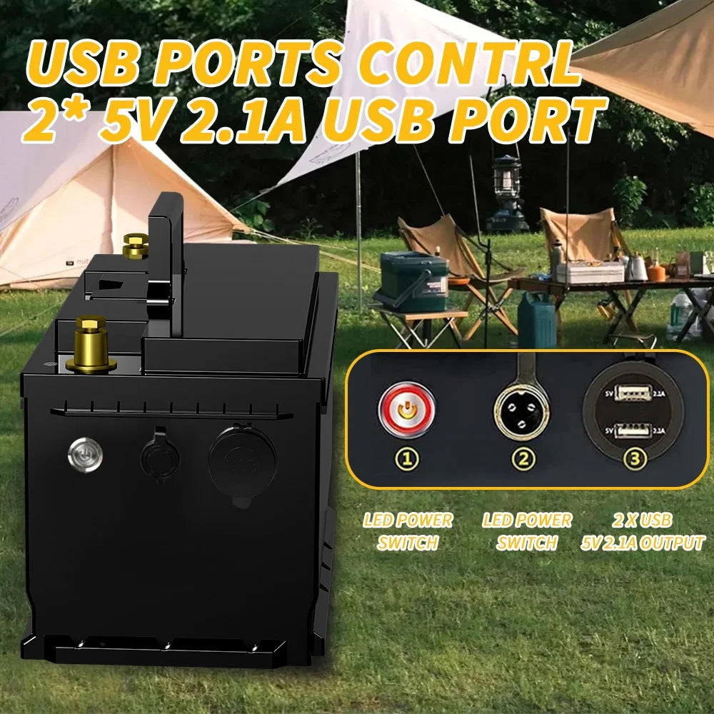12V 100Ah LiFePO4 Battery with BMS J2987