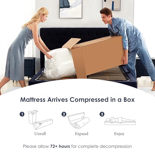 12 Inch Green Tea Gel Memory Foam King Mattress T307