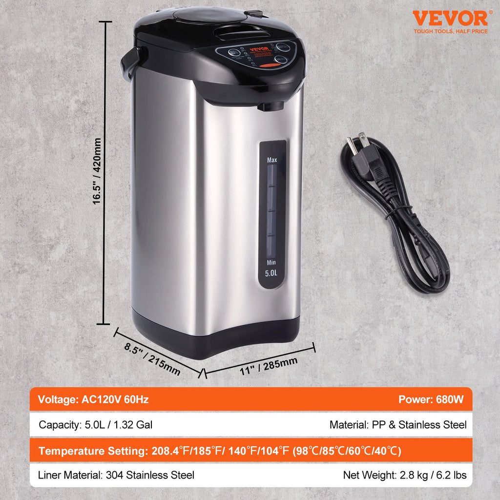 5L Electric Countertop Hot Water Dispenser W23232