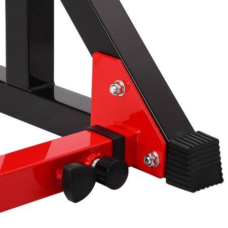 Adjustable Squat Rack Barbell Rack Dip Stand O77626