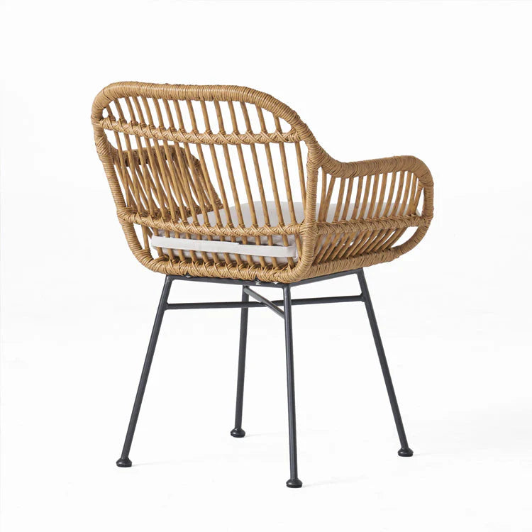 Rattan Chairs Set of 2 with Cushions I974622