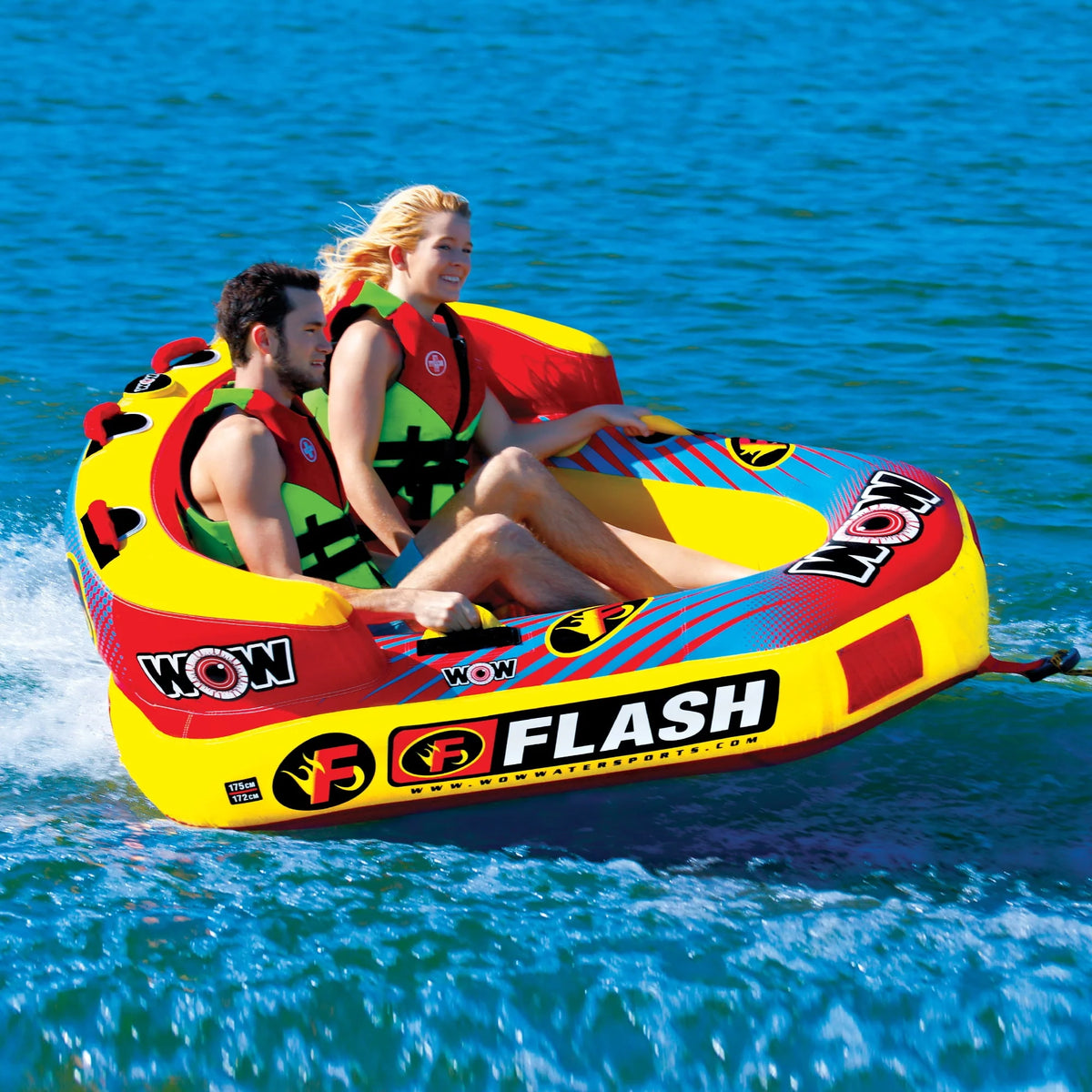 1-2 Rider Towable Tube with Cockpit Seating F93512