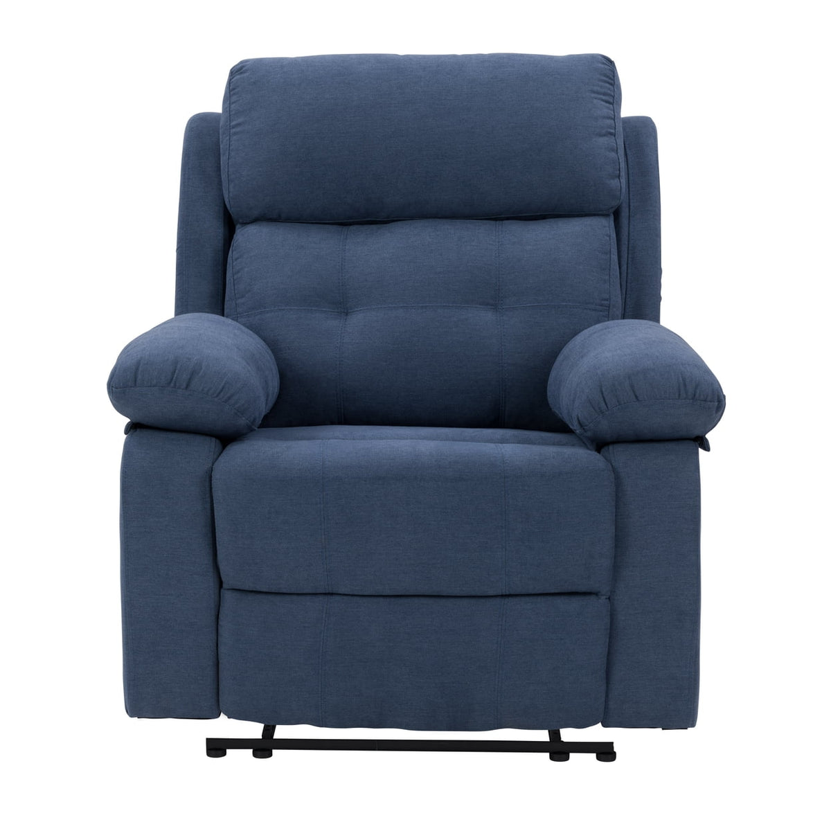 Blue Fabric Manual Recliner R2272