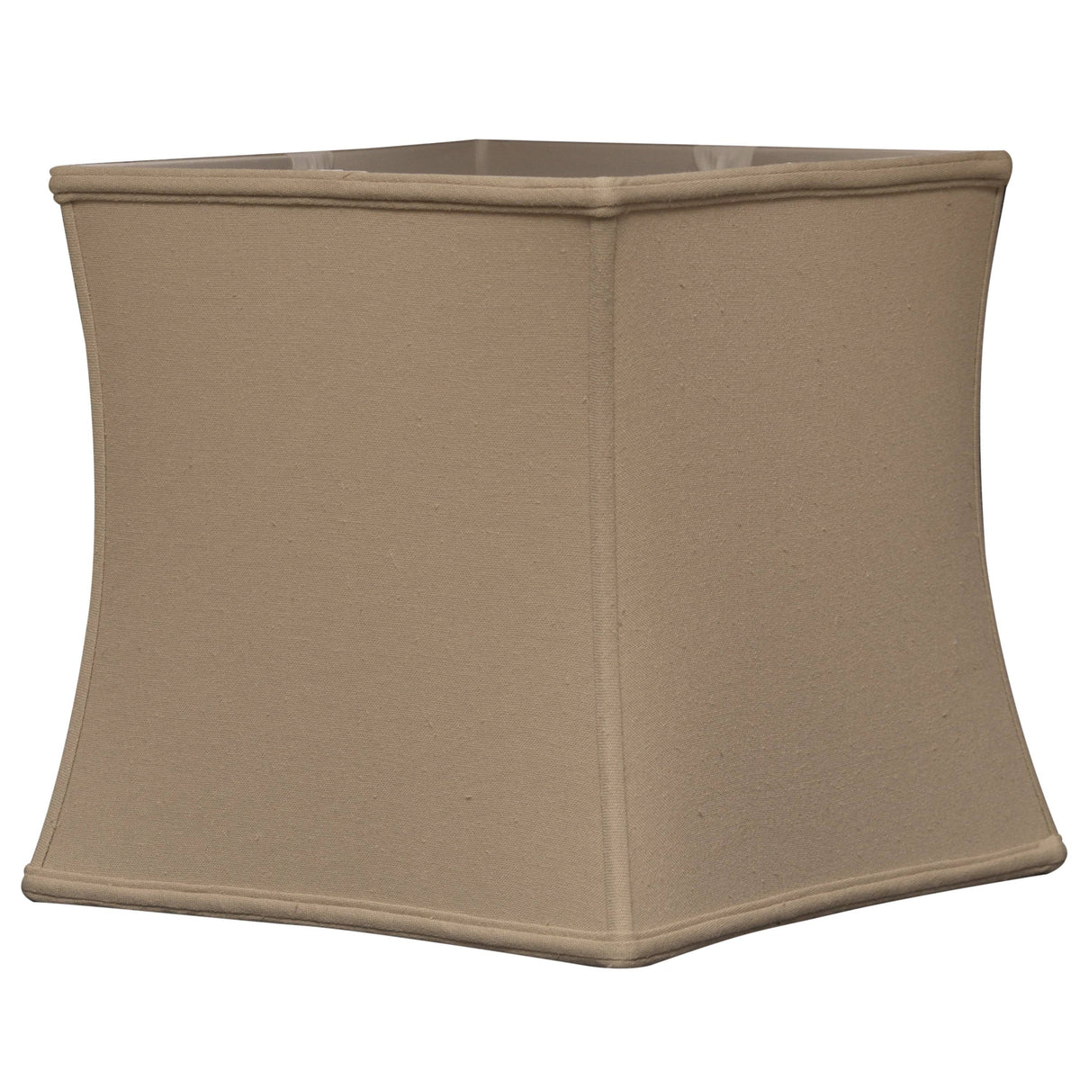 Linen Beige Square Cube Lamp Shade A479041