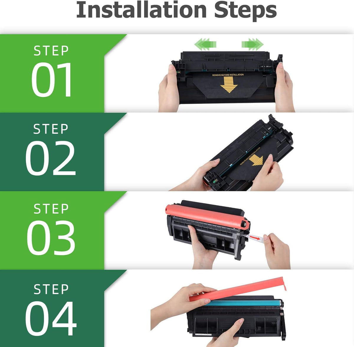 Black 4-Pack Toner Cartridge W35313