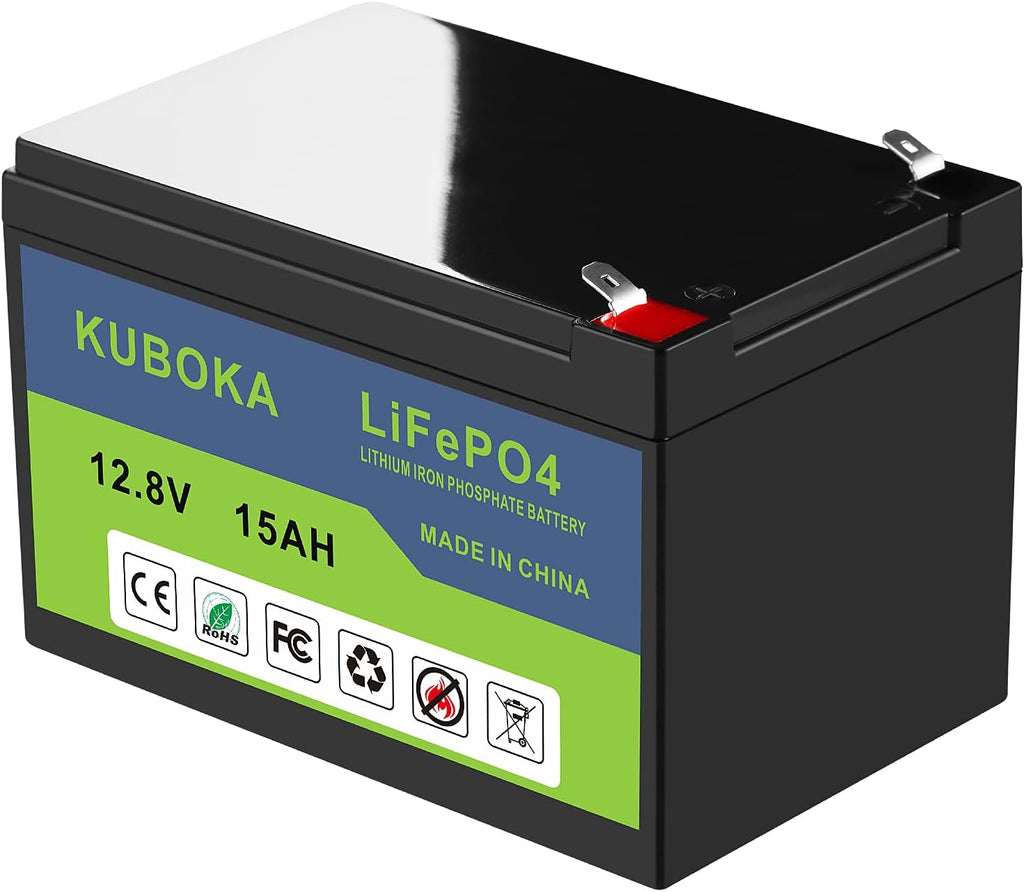 12V 15Ah LiFePO4 Lithium-ion Rechargeable Battery with Built-in BMS R7153