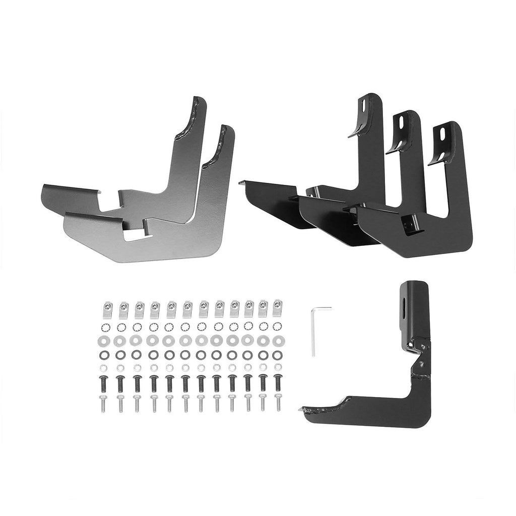 Black Oval Step Nerf Bars W169
