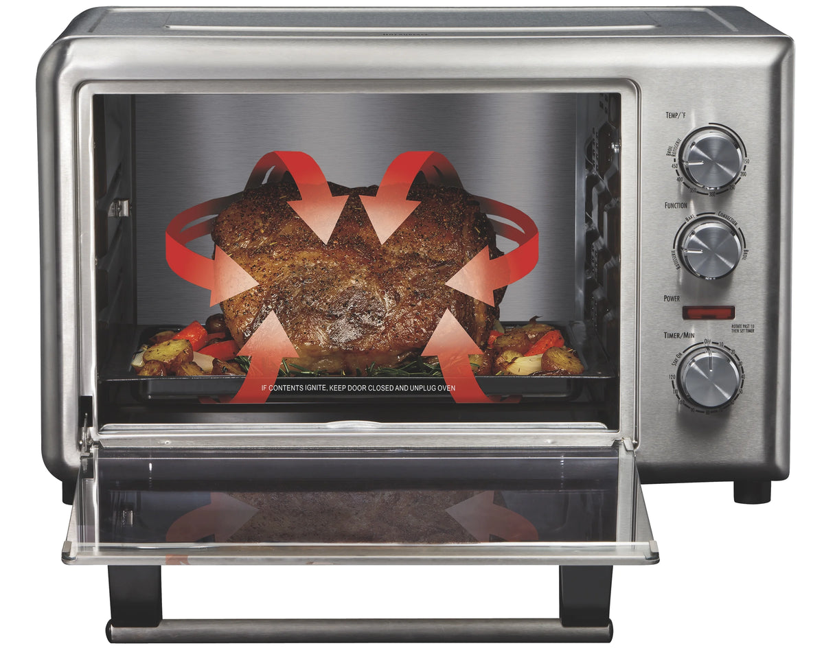 Extra Large Capacity Stainless Steel Countertop Oven with Convection and Rotisserie P633