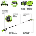 80V 10 in. Brushless Pole Saw M748