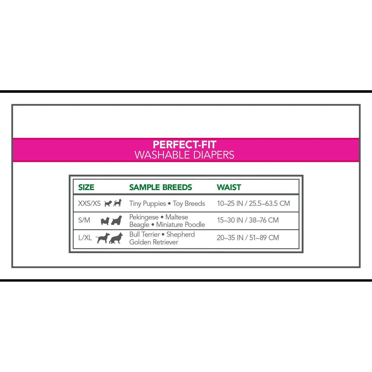 Washable Female Dog Diaper 1 Pack D2364