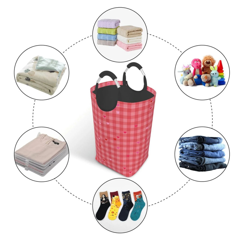 Foldable Laundry Hamper with Handles, 50L L2315