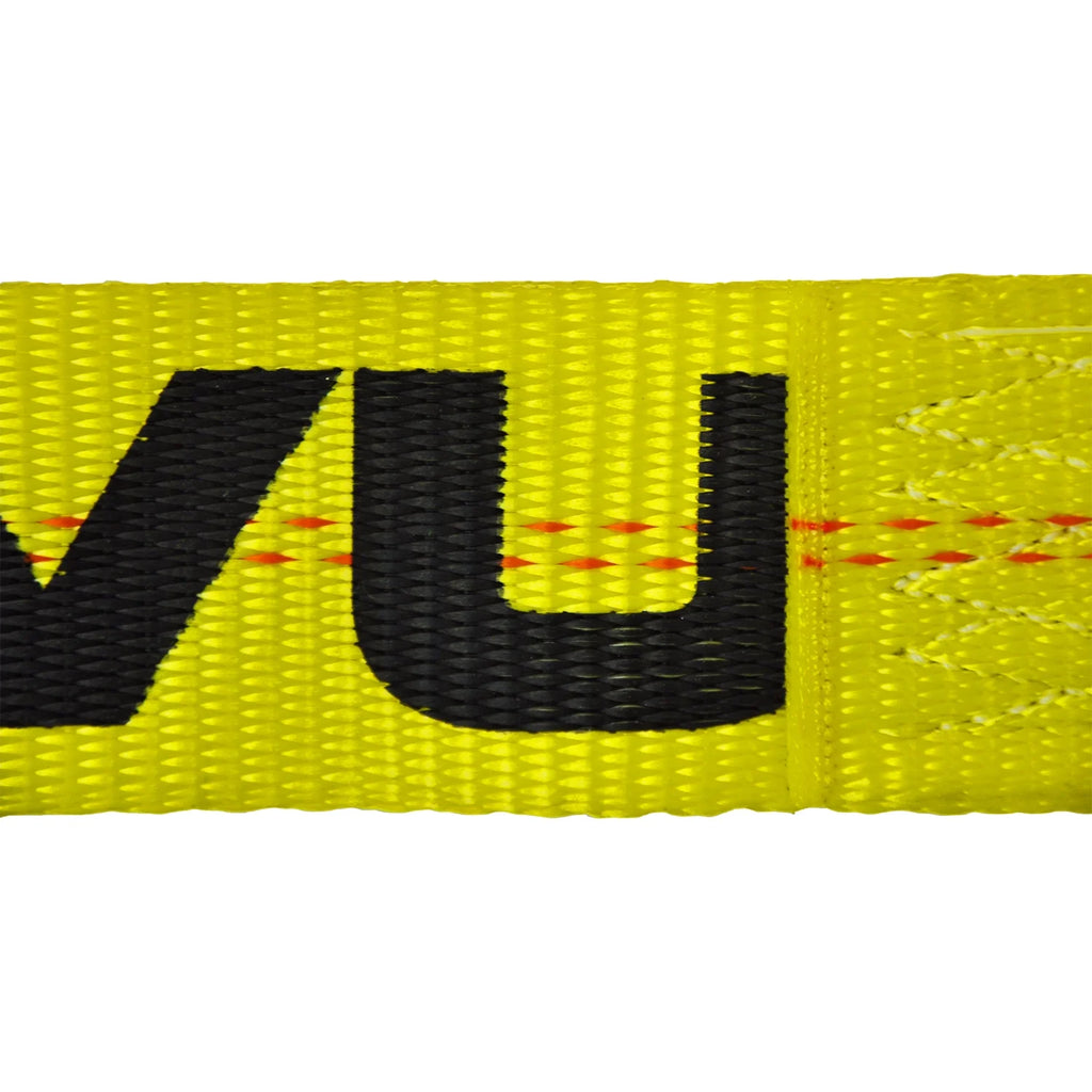 Ratchet Strap with Wire Hooks, 3 inch x 27 foot, 2 Pack, Yellow, 5000 Lbs SWL K8752