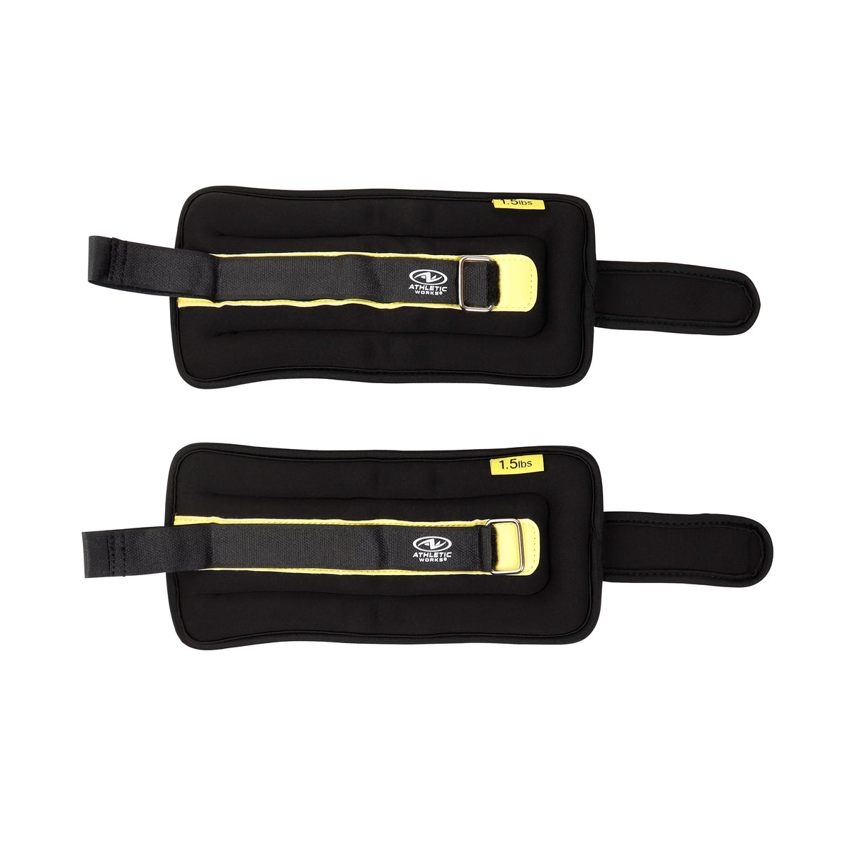 5lb Pair Ankle & Wrist Weights 2.5 lbs Each Adjustable Strap F468152