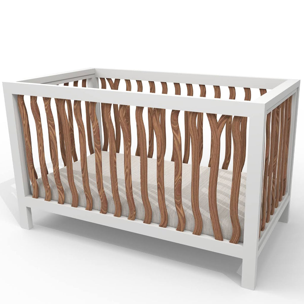 Convertible Crib (Acacia/Snow) U89074