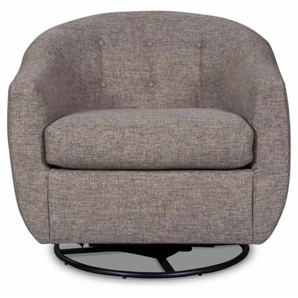 Taupe Tufted Swivel Glider I376147