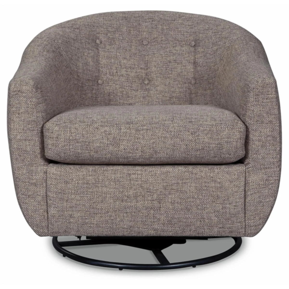 Taupe Tufted Swivel Glider I376147