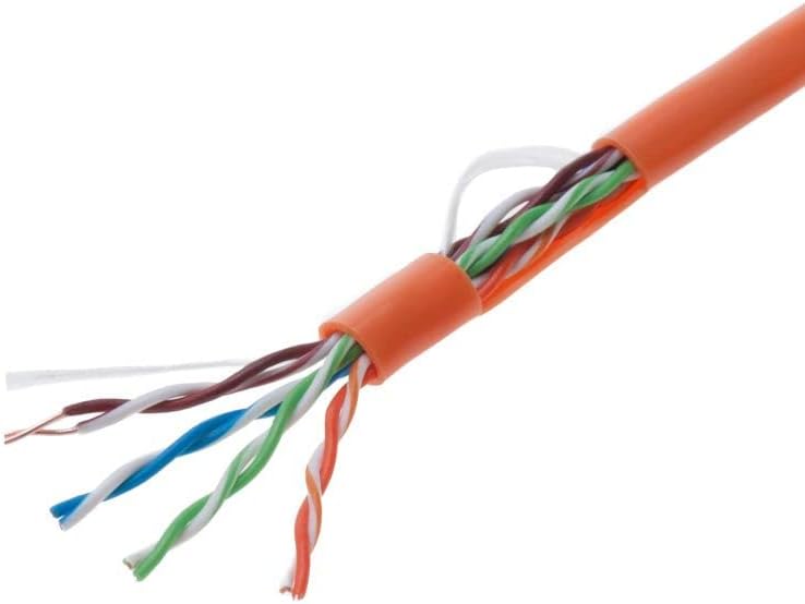 1000ft Cat5e Gray Solid 24AWG UTP Bulk Network Cable Z742925