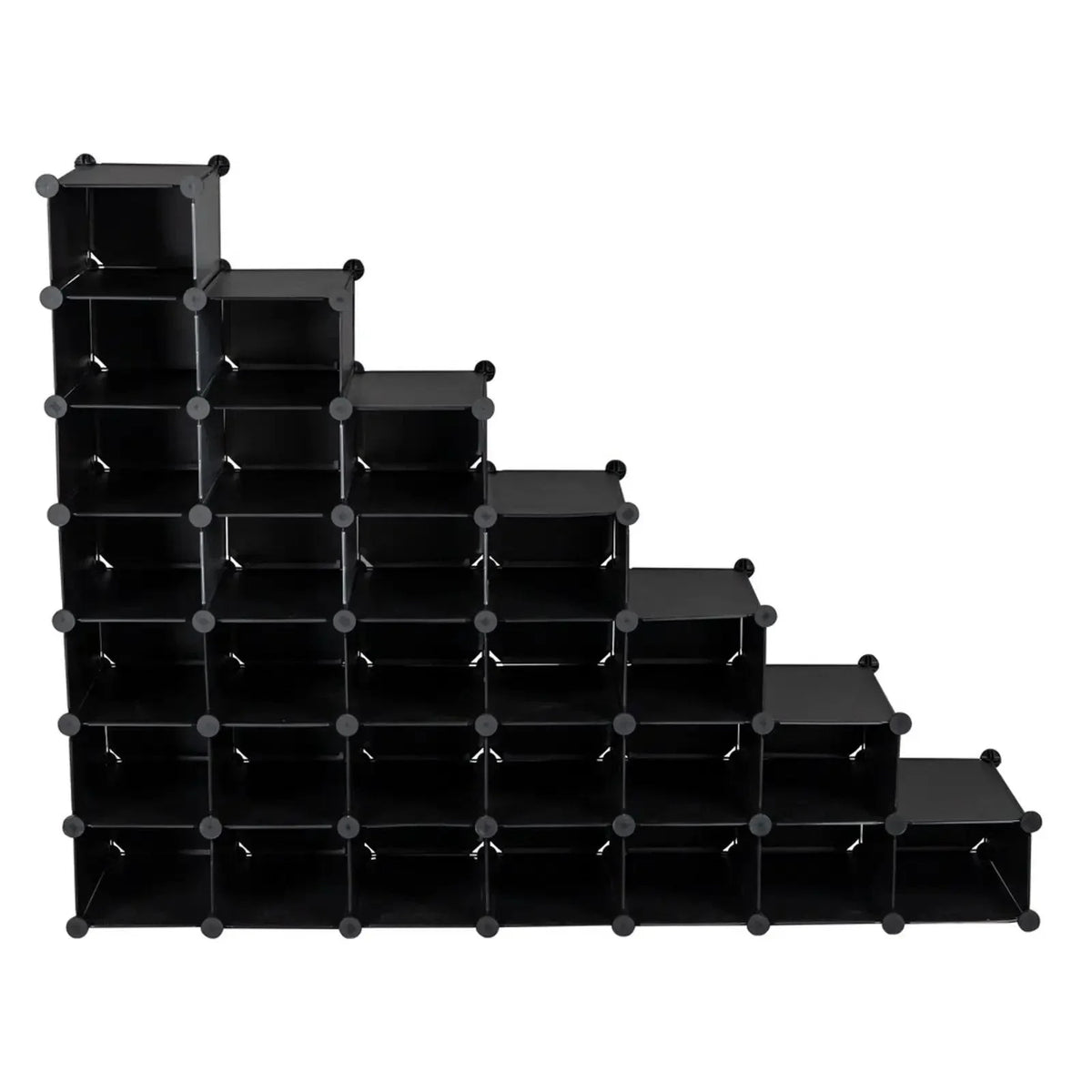 7-Tier 28-Pair Plastic Shoe Rack Z48397