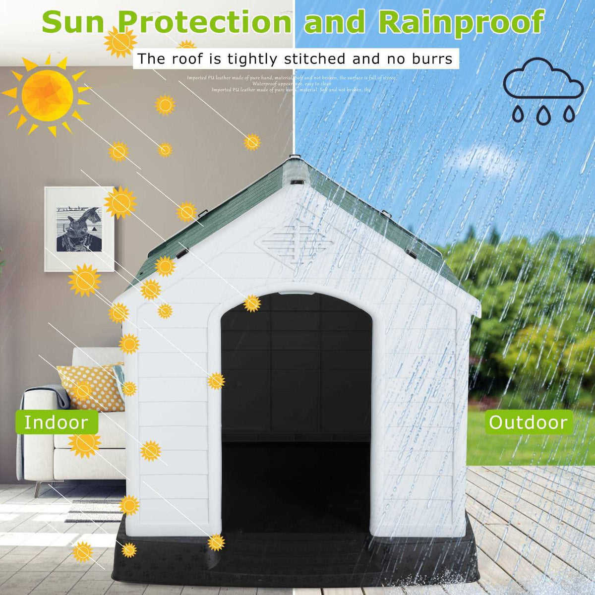Large Insulated Plastic Dog House O4540